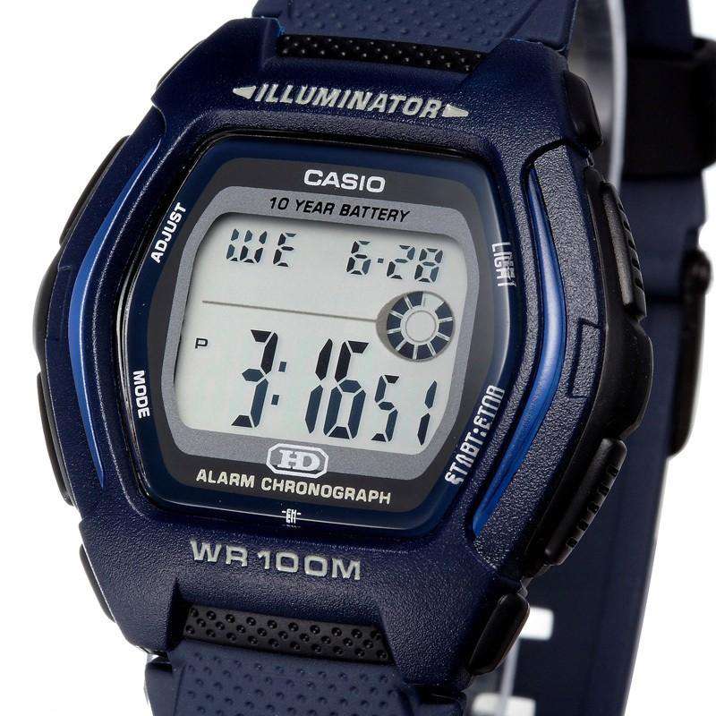 Casio Standard HDD-600C-2A Blue Resin Strap Watch for Men-Watch Portal Philippines