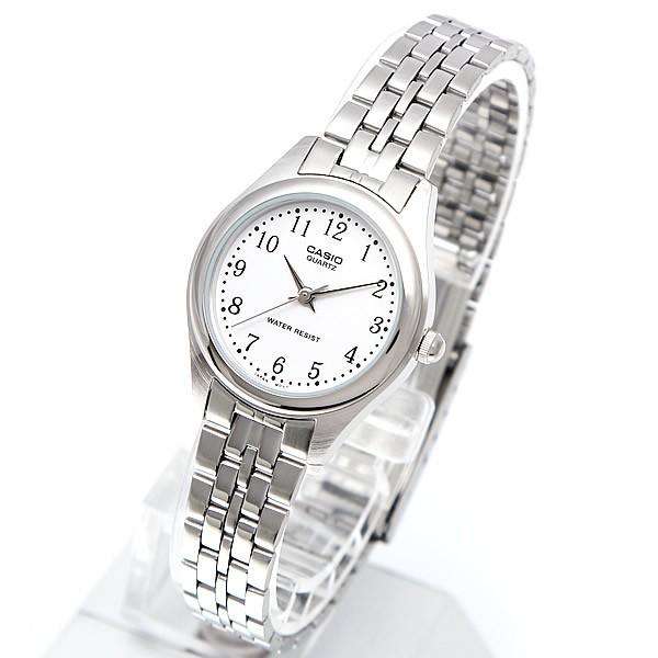 Casio Standard LTP-1129A-7BRDF Silver Stainless Steel Strap Watch for Women-Watch Portal Philippines