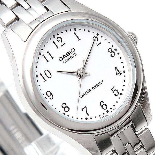 Casio Standard LTP-1129A-7BRDF Silver Stainless Steel Strap Watch for Women-Watch Portal Philippines