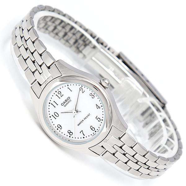 Casio Standard LTP-1129A-7BRDF Silver Stainless Steel Strap Watch for Women-Watch Portal Philippines