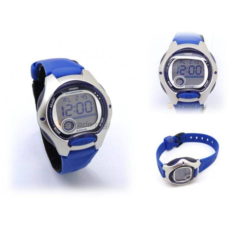 Casio Standard LW-200-2A Blue Resin Strap Watch for Women-Watch Portal Philippines