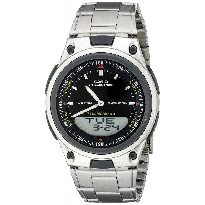 Casio Standard Men's Silver Stainless Steel Strap Watch- AW-80D-1AVDF-Watch Portal Philippines