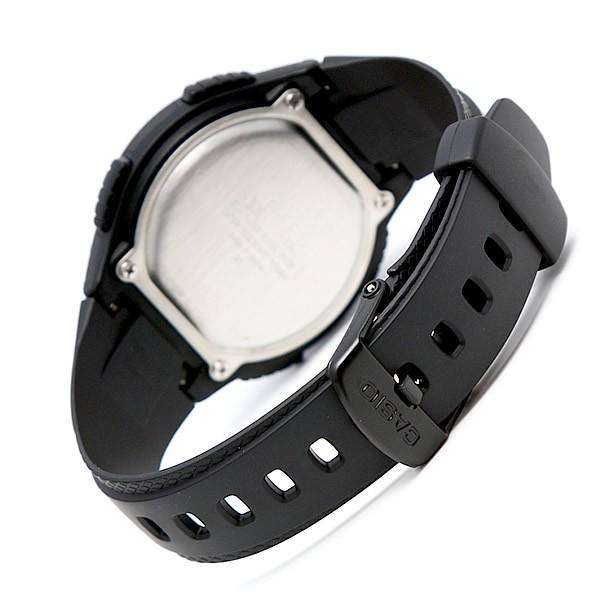 Casio Standard W-734-9AV Black Rubber Strap Sports Men's Watch-Watch Portal Philippines