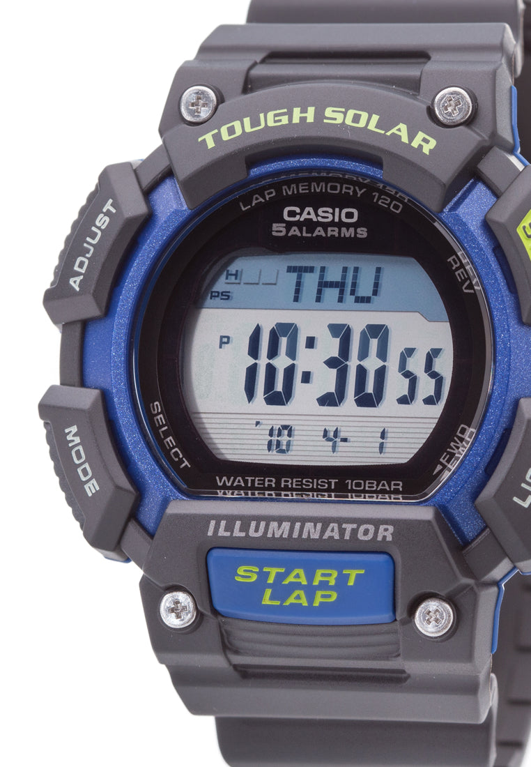 Casio STL-S110H-1B Solar Digital Rubber Strap Watch For Men-Watch Portal Philippines