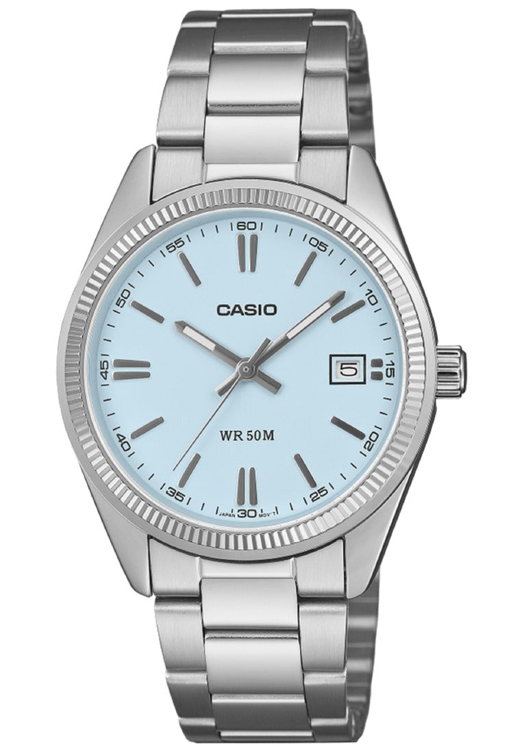Casio UTP-1302PD-2A2VDF Stainless Steel Strap Analog Watch-Watch Portal Philippines