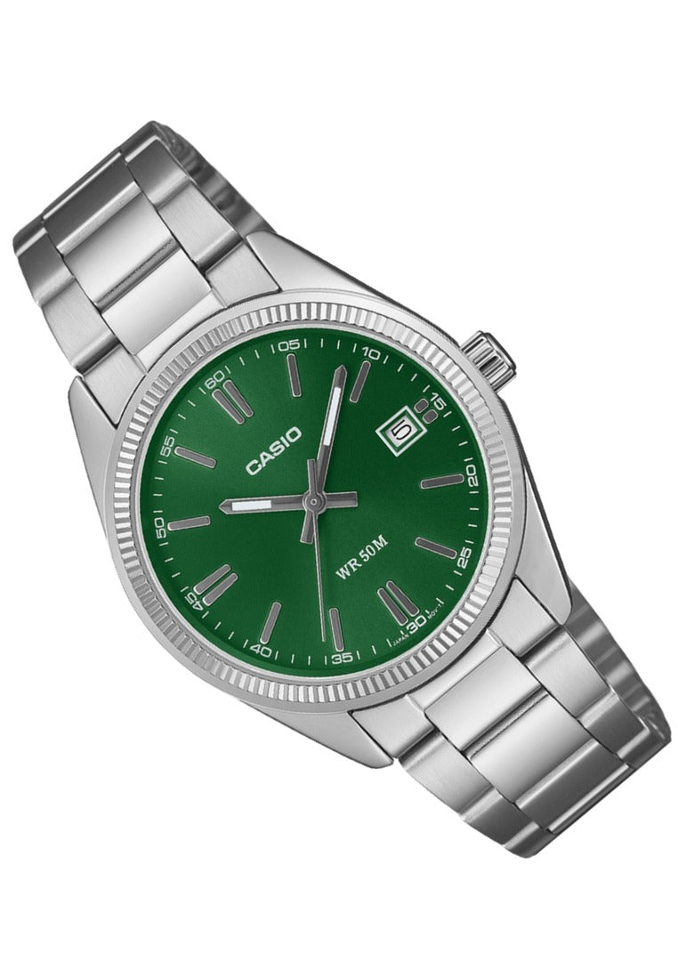 Casio UTP-1302PD-3A1VDF Stainless Steel Strap Analog Watch-Watch Portal Philippines