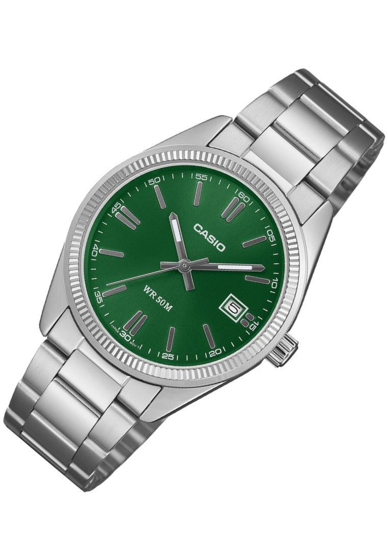 Casio UTP-1302PD-3A1VDF Stainless Steel Strap Analog Watch-Watch Portal Philippines