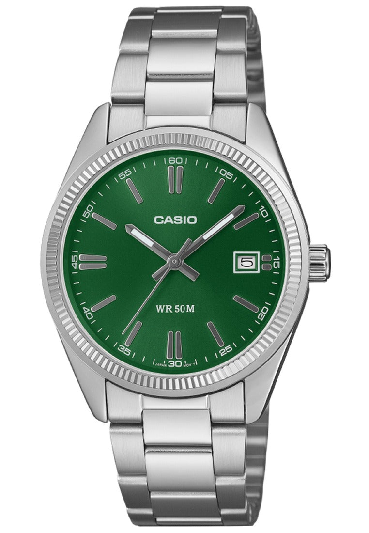 Casio UTP-1302PD-3A1VDF Stainless Steel Strap Analog Watch-Watch Portal Philippines