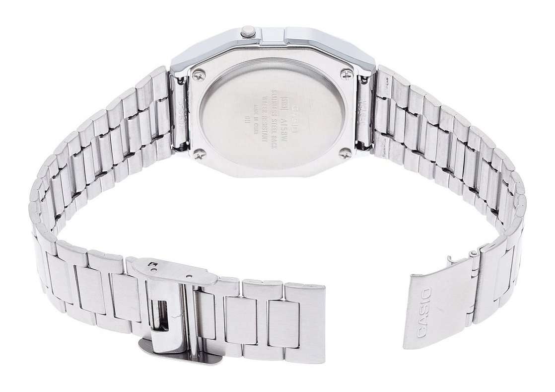 Casio Vintage A158WA-1D Silver Stainless Steel Watch For Men and Women-Watch Portal Philippines