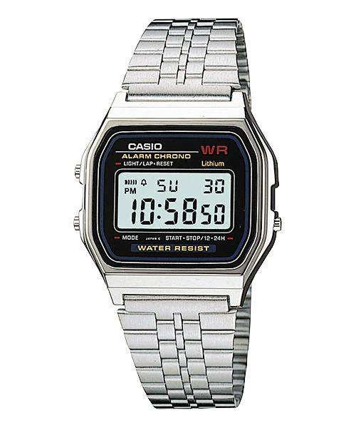Casio Vintage A159WA-N1 Silver Stainless Watch Unisex-Watch Portal Philippines