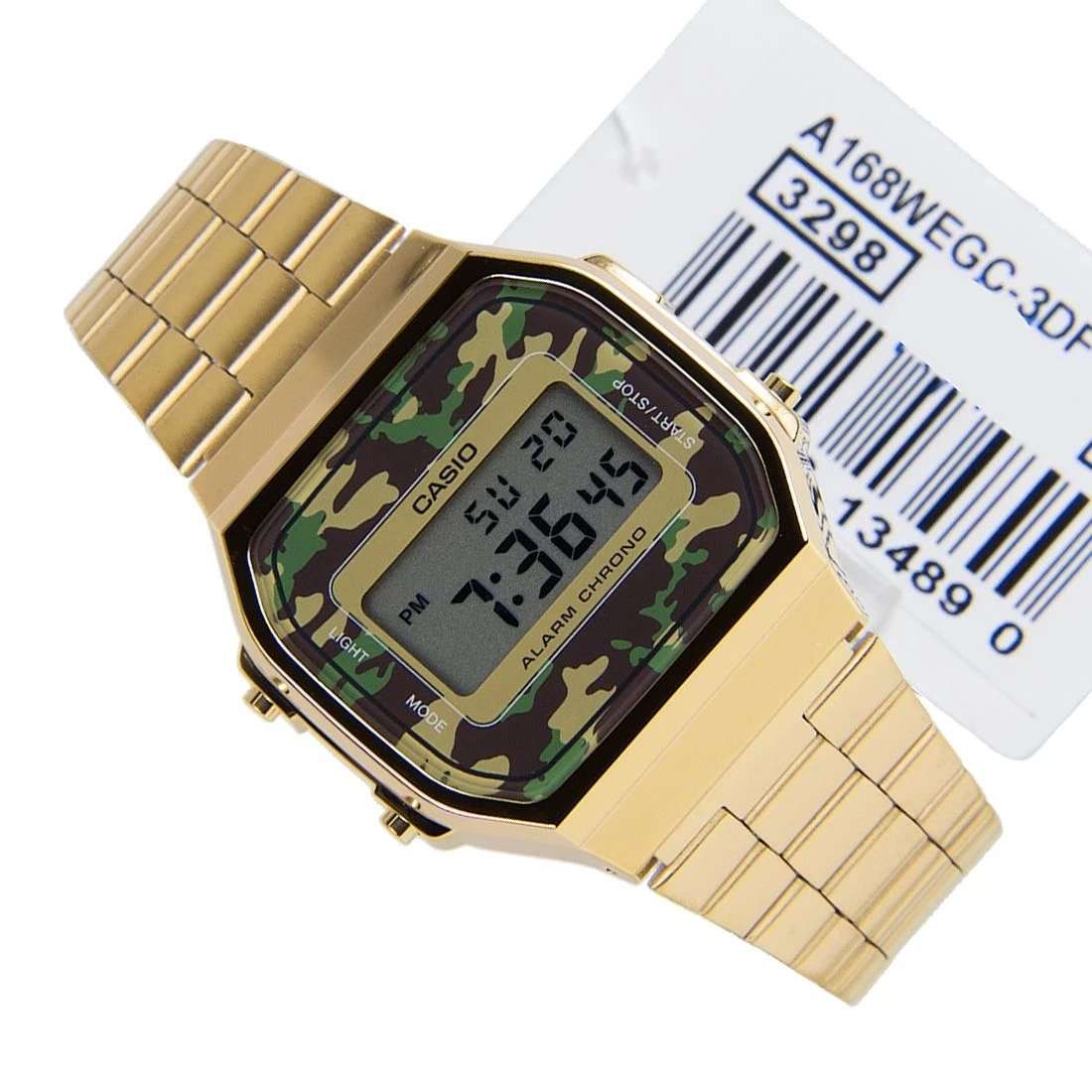 Casio Vintage A168WEGC-3D Gold Plated Stainless Steel Watch For Men and Women-Watch Portal Philippines