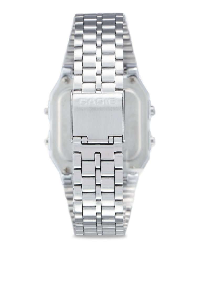 Casio Vintage A500WA-1D Silver Stainless Watch Unisex-Watch Portal Philippines