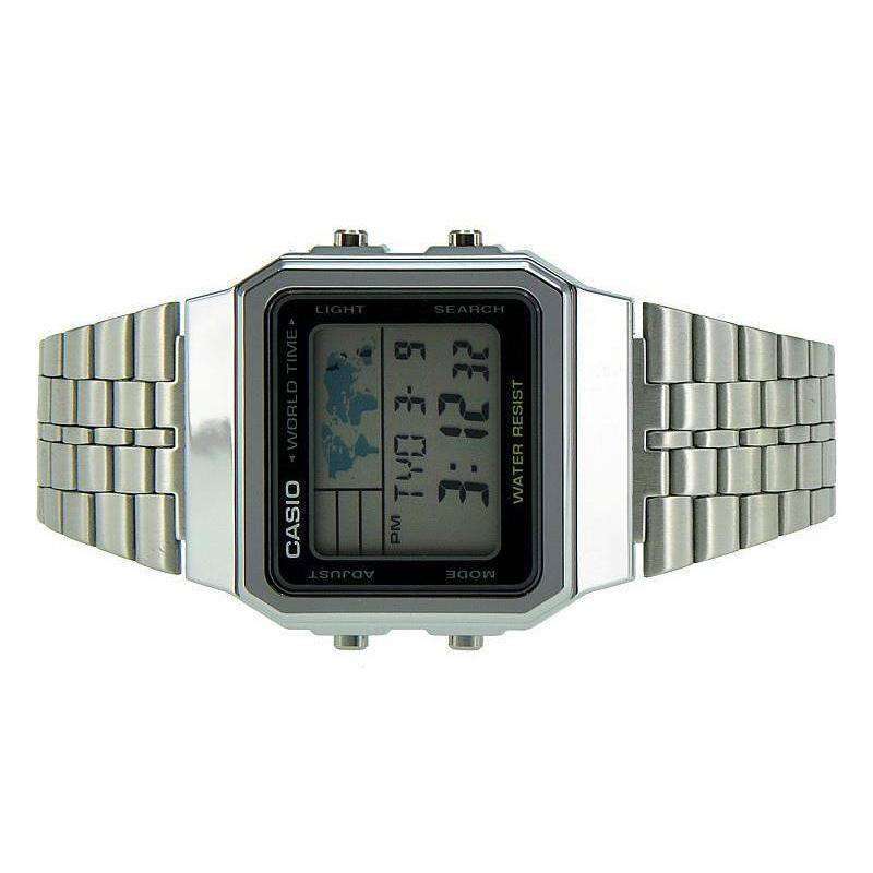 Casio Vintage A500WA-1D Silver Stainless Watch Unisex-Watch Portal Philippines