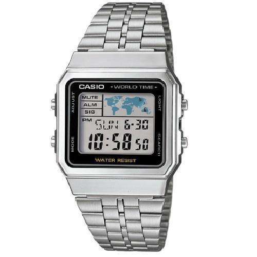 Casio Vintage A500WA-1D Silver Stainless Watch Unisex-Watch Portal Philippines