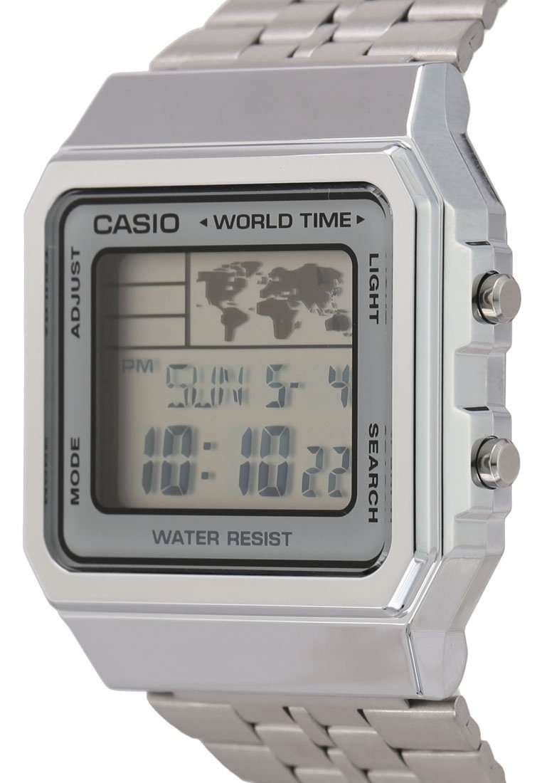Casio Vintage A500WA-7D Silver Stainless Watch Unisex-Watch Portal Philippines