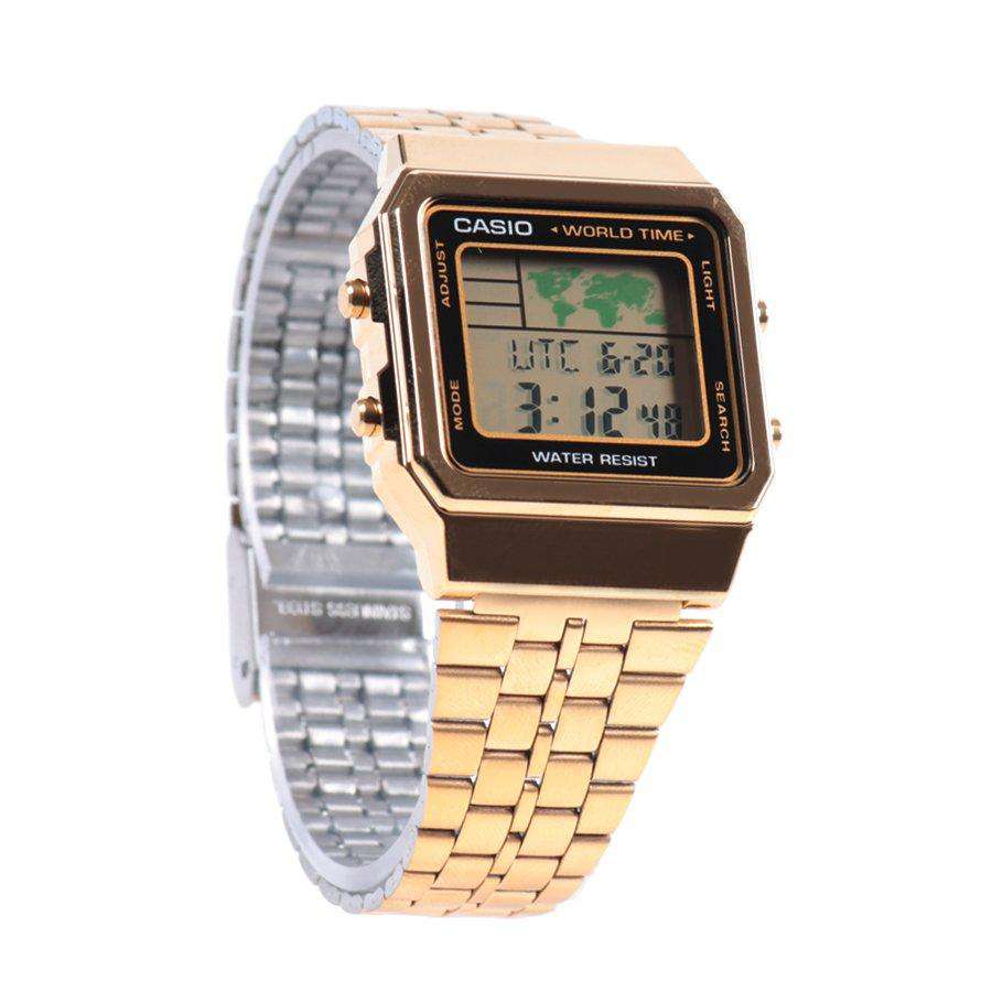 Casio Vintage A500WGA-1D Gold Plated Watch Unisex-Watch Portal Philippines