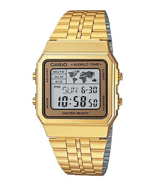 Casio Vintage A500WGA-9D Gold Plated Watch Unisex-Watch Portal Philippines