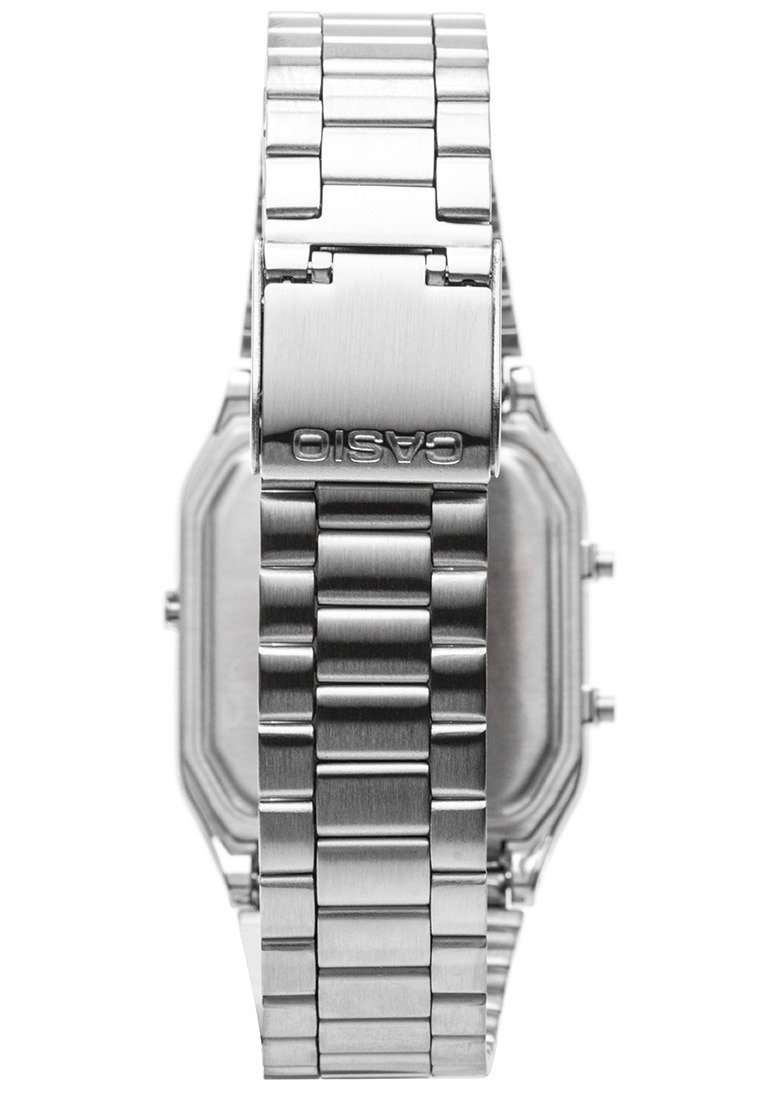 Casio Vintage AQ-230A-1DMQD Silver Stainless Watch For Men and Women-Watch Portal Philippines