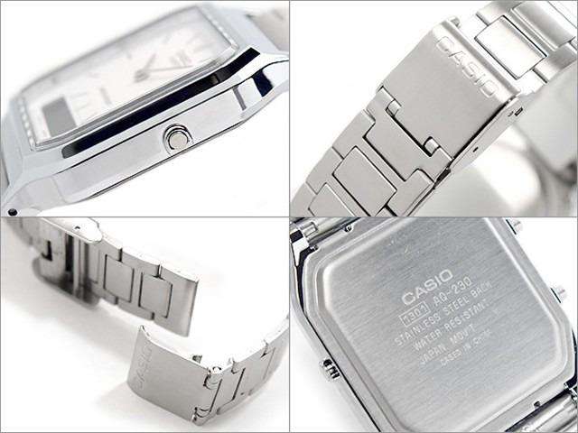 Casio Vintage AQ-230A-7D Silver Stainless Watch Unisex-Watch Portal Philippines