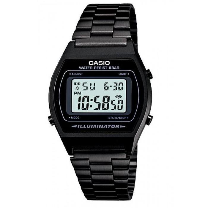 Casio Vintage B640WB-1A Black Stainless Steel Watch For Men and Women-Watch Portal Philippines