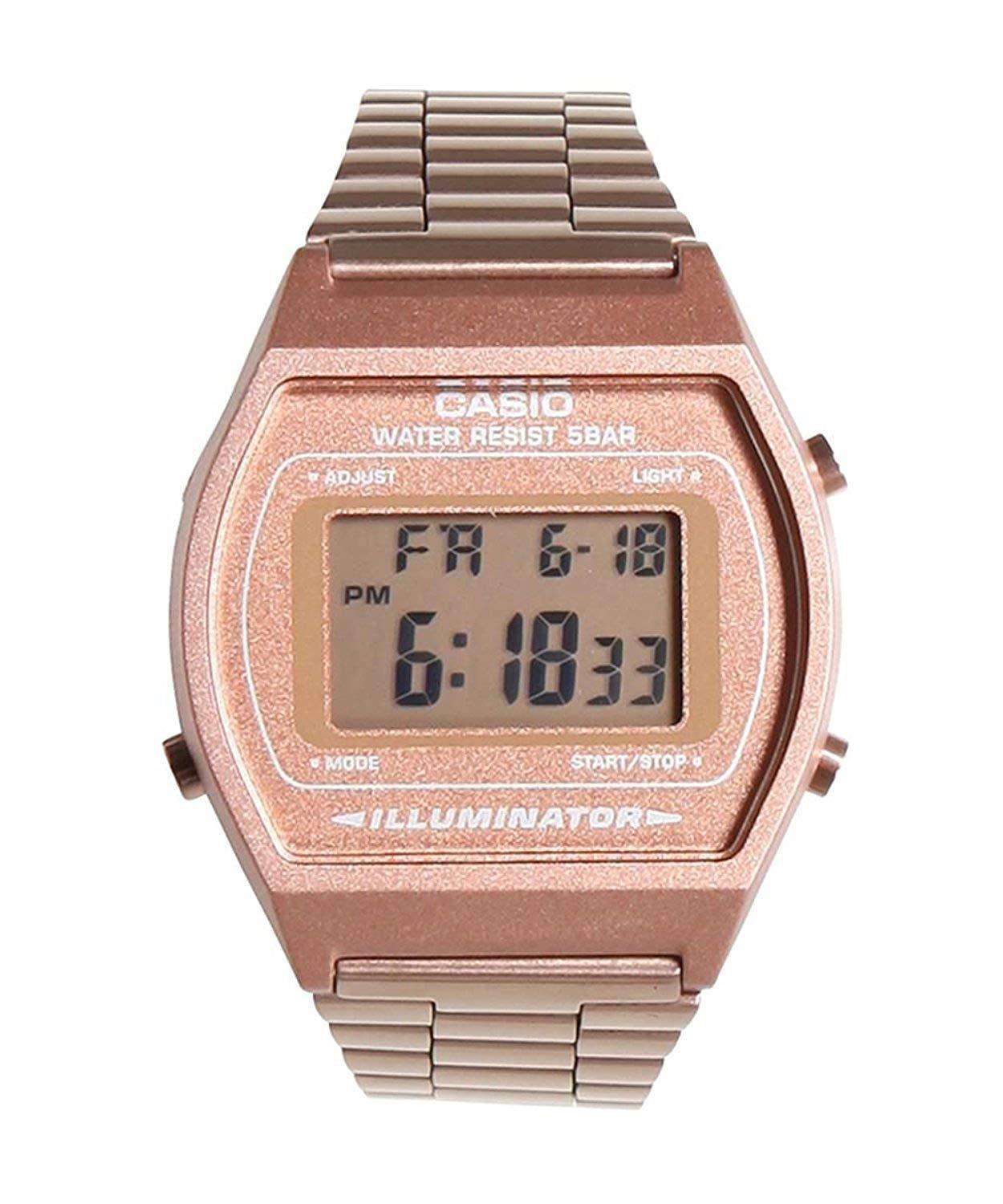 Casio Vintage B640WC-5A Rose Gold Watch for Men and Women-Watch Portal Philippines