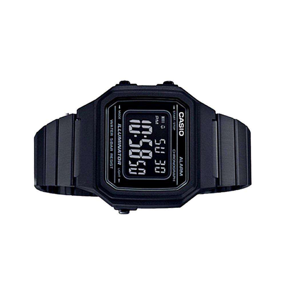 Casio Vintage B650WB-1B Black Stainless Steel Strap Watch for Men and Women-Watch Portal Philippines