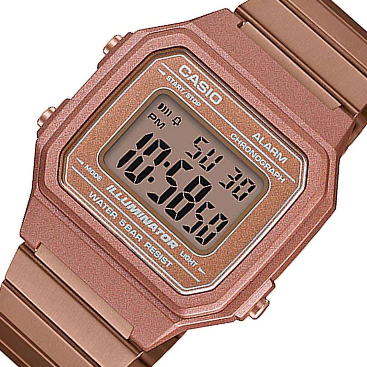 Casio Vintage B650WC-5A Rose Gold Watch for Men and Women-Watch Portal Philippines