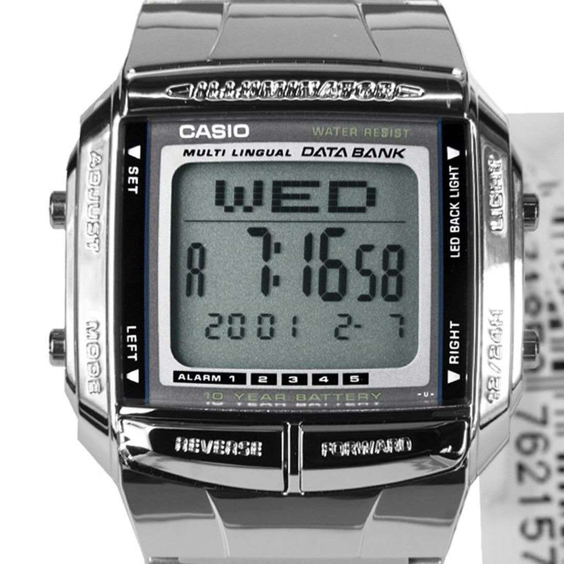 Casio Vintage DB-360-1A Silver Stainless Watch For Men and Women-Watch Portal Philippines
