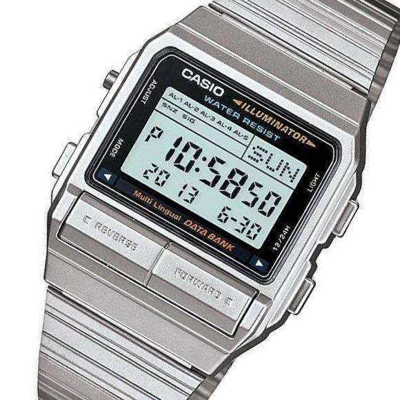 Casio Vintage DB-380-1D Silver Stainless Watch For Men and Women-Watch Portal Philippines