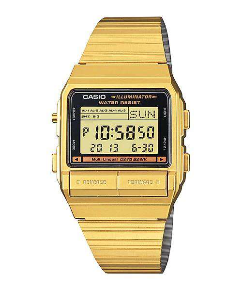 Casio Vintage DB-380G-1D Gold Plated Watch For Men and Women-Watch Portal Philippines