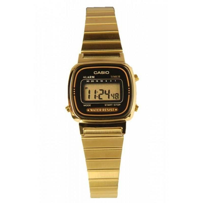 Casio Vintage LA670WGA-1D Gold Plated Watch for Women-Watch Portal Philippines
