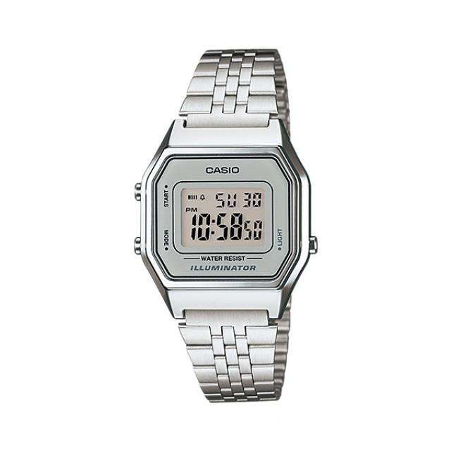 Casio Vintage LA680WA-7DF Silver Stainless Watch for Women-Watch Portal Philippines