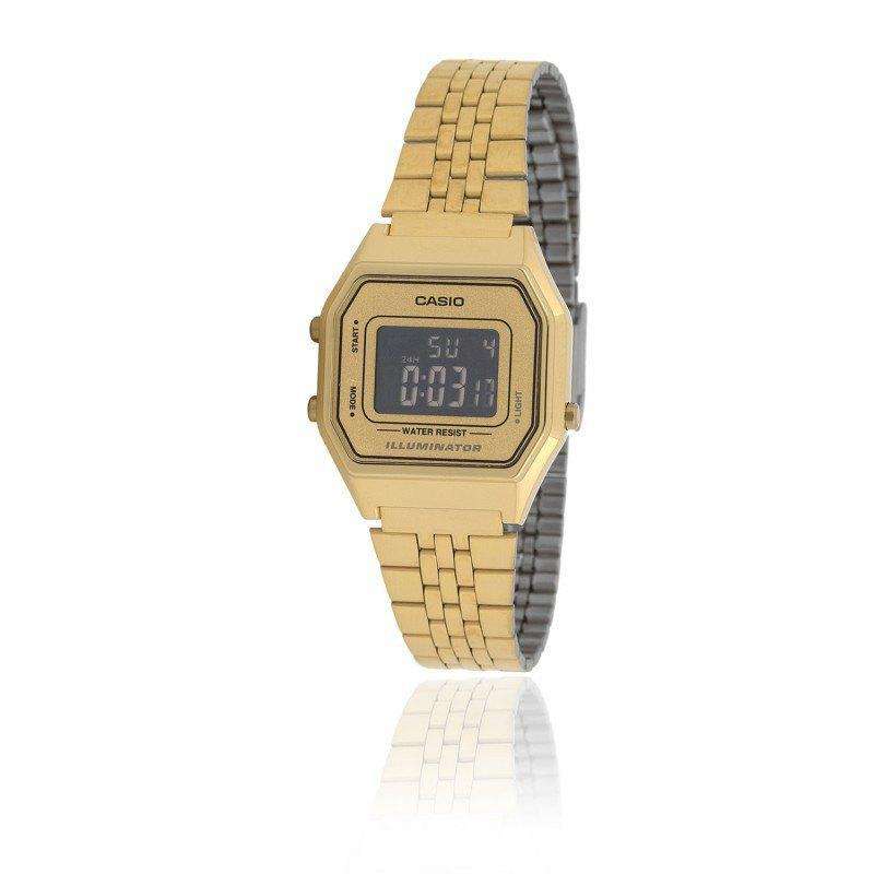 Casio Vintage LA680WGA-9B Gold Plated Watch For Women-Watch Portal Philippines