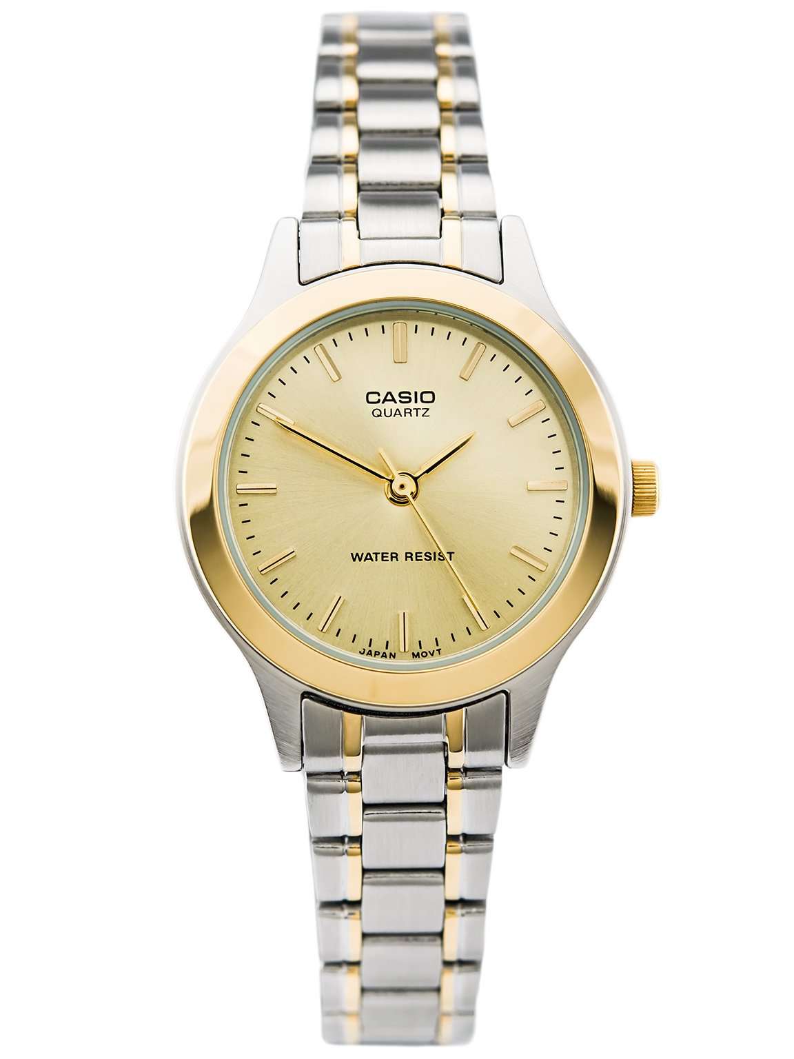 Casio Vintage LTP-1128G-9AR Silver & Gold Stainless Watch for Women-Watch Portal Philippines