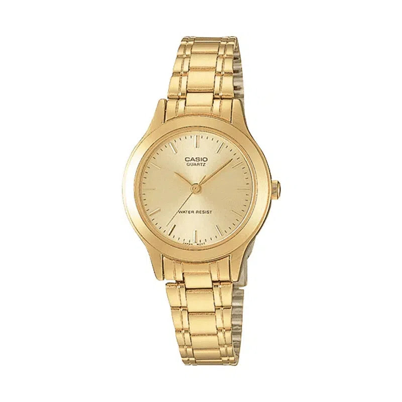Casio Vintage LTP-1128N-9ARDF Women's Gold Stainless Watch for Women-Watch Portal Philippines