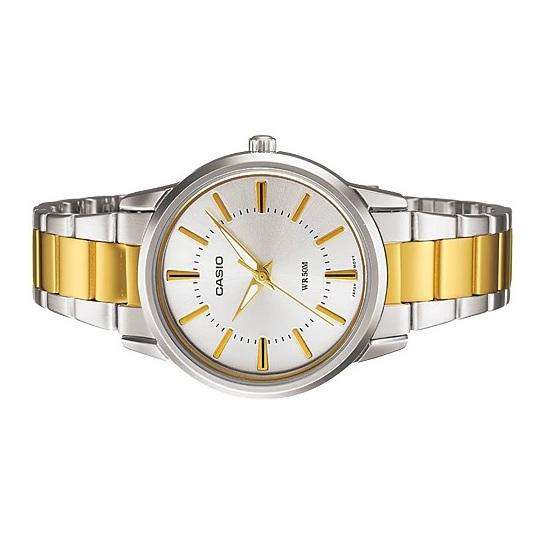 Casio Vintage LTP-1303SG-7AVDF Two Tone Watch For Men & Women-Watch Portal Philippines