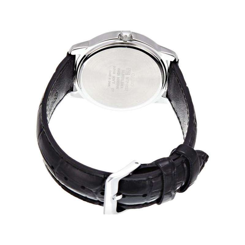 Casio Vintage MTP-V301L-1A Black Leather Watch for Men-Watch Portal Philippines