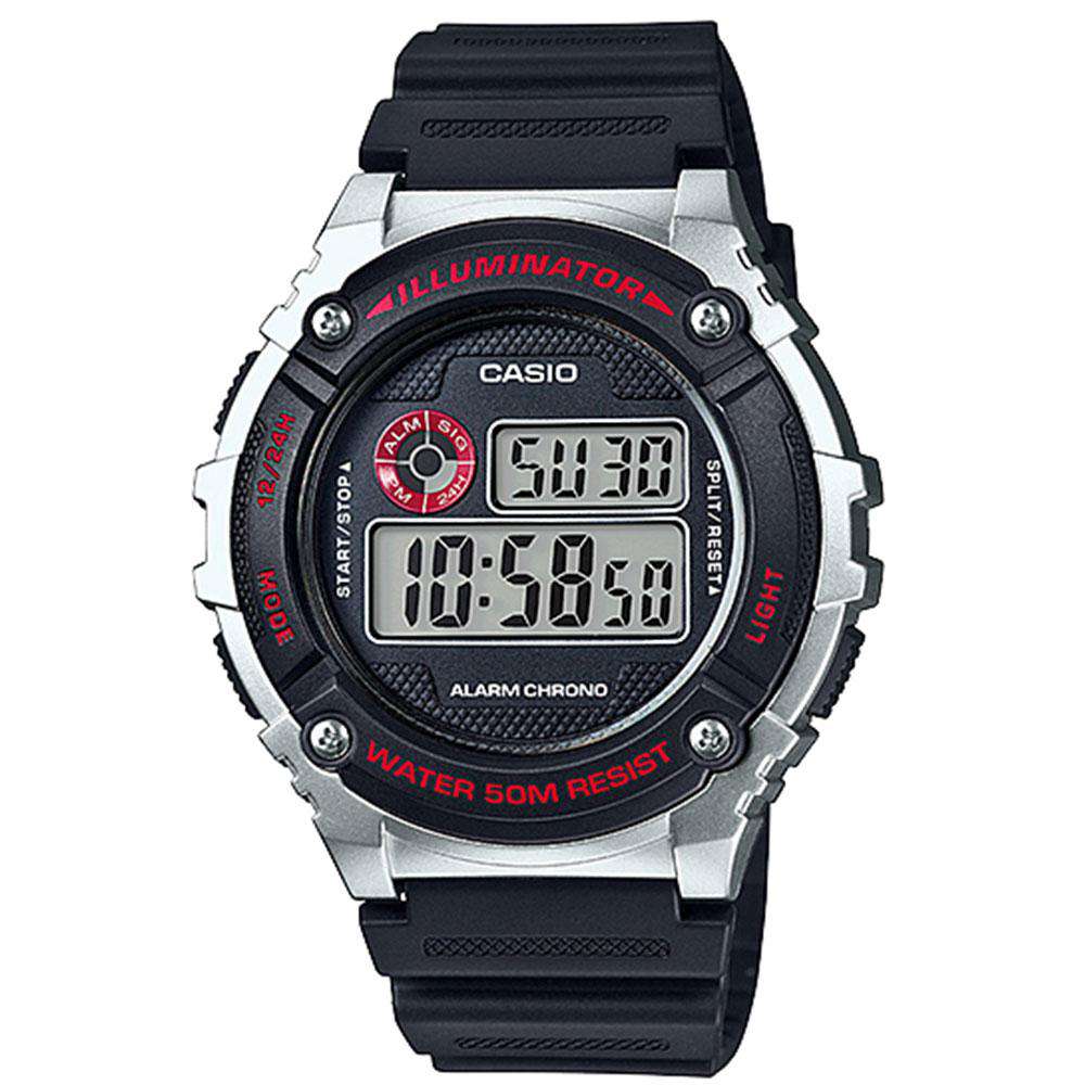 Casio W-216H-1C BLACK Digital Watch for Men-Watch Portal Philippines