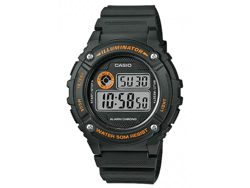 Casio W-216H-3B Green Resin Digital Watch for Men-Watch Portal Philippines