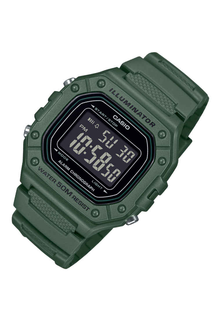 Casio W-218H-3B Digital Rubber Strap Watch For Men-Watch Portal Philippines