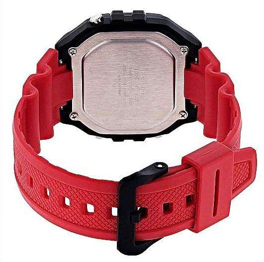 Casio W-218H-4BVDF Red Resin Watch for Men-Watch Portal Philippines