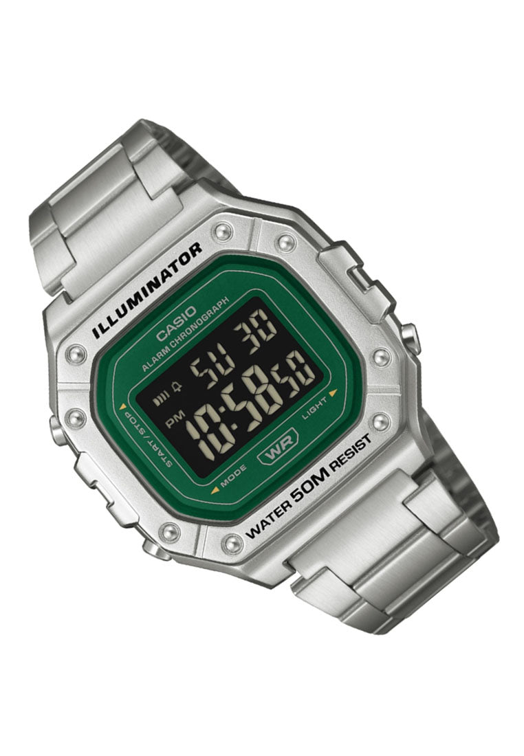 Casio W-218HD-3AVDF Stainless Steel Strap Digital Watch for Men-Watch Portal Philippines