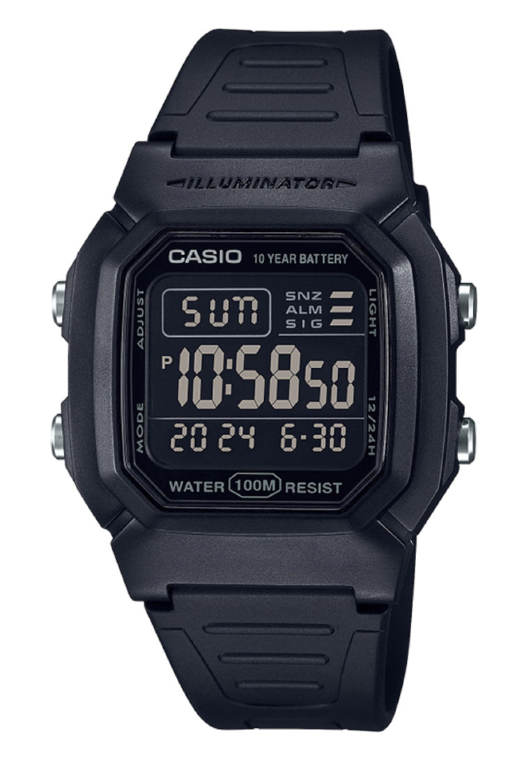 Casio W-219HB-5A Digital Nylon Strap Watch For Men-Watch Portal Philippines