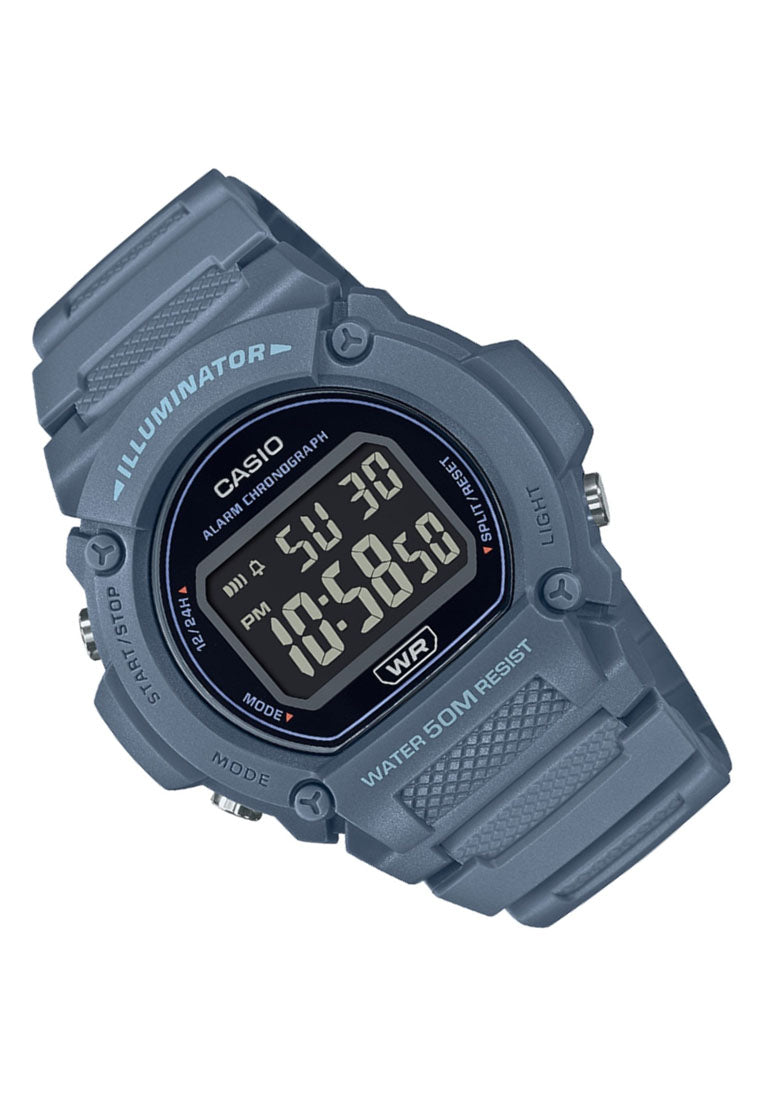 Casio W-219HC-2B Digital Rubber Strap Watch-Watch Portal Philippines