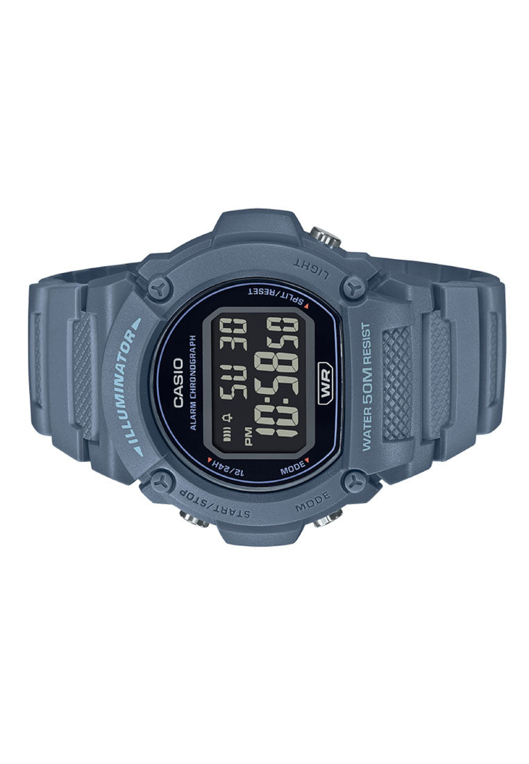 Casio W-219HC-2B Digital Rubber Strap Watch-Watch Portal Philippines