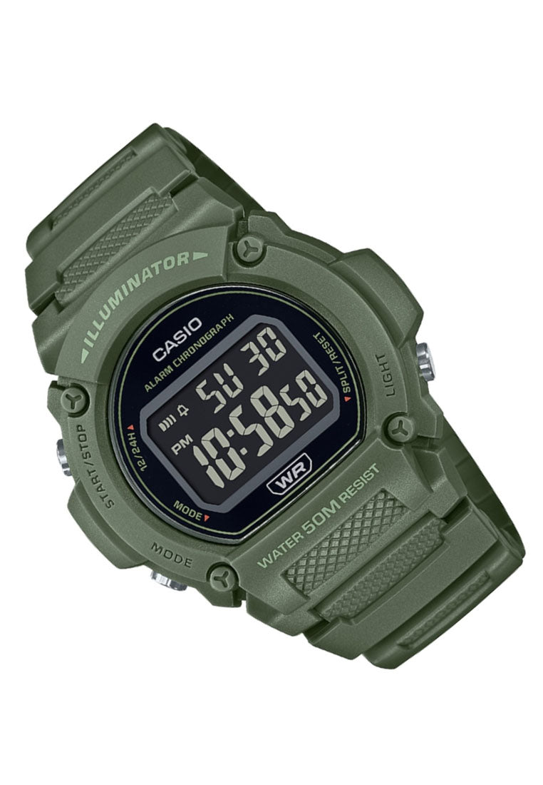 Casio W-219HC-3B Digital Rubber Strap Watch-Watch Portal Philippines