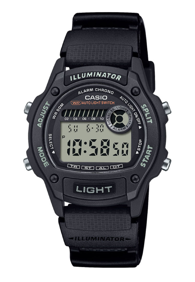 Casio W-220H-1A Digital Rubber Strap Watch for Men-Watch Portal Philippines