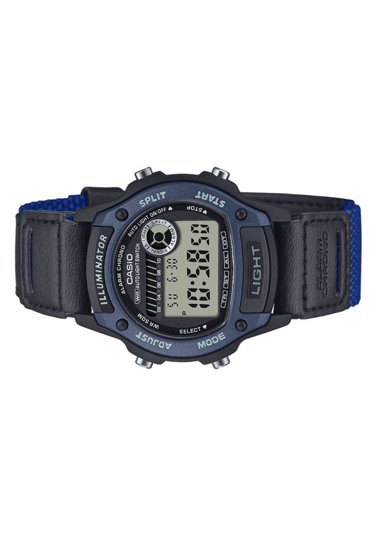 Casio W-220HF-2A Digital Leather Strap Watch for Men-Watch Portal Philippines