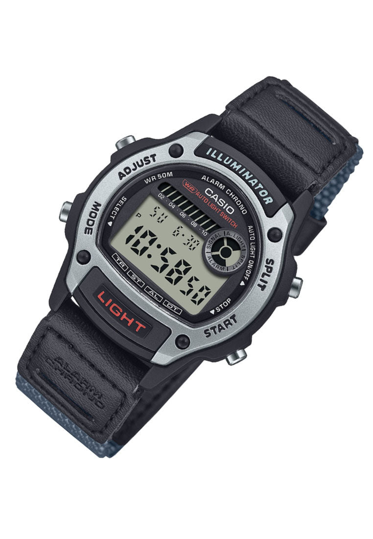 Casio W-220HF-8A Digital Leather Strap Watch for Men-Watch Portal Philippines
