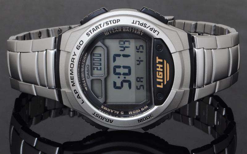 Casio W-734D-1AVDF Silver Stainless Watch for Men-Watch Portal Philippines